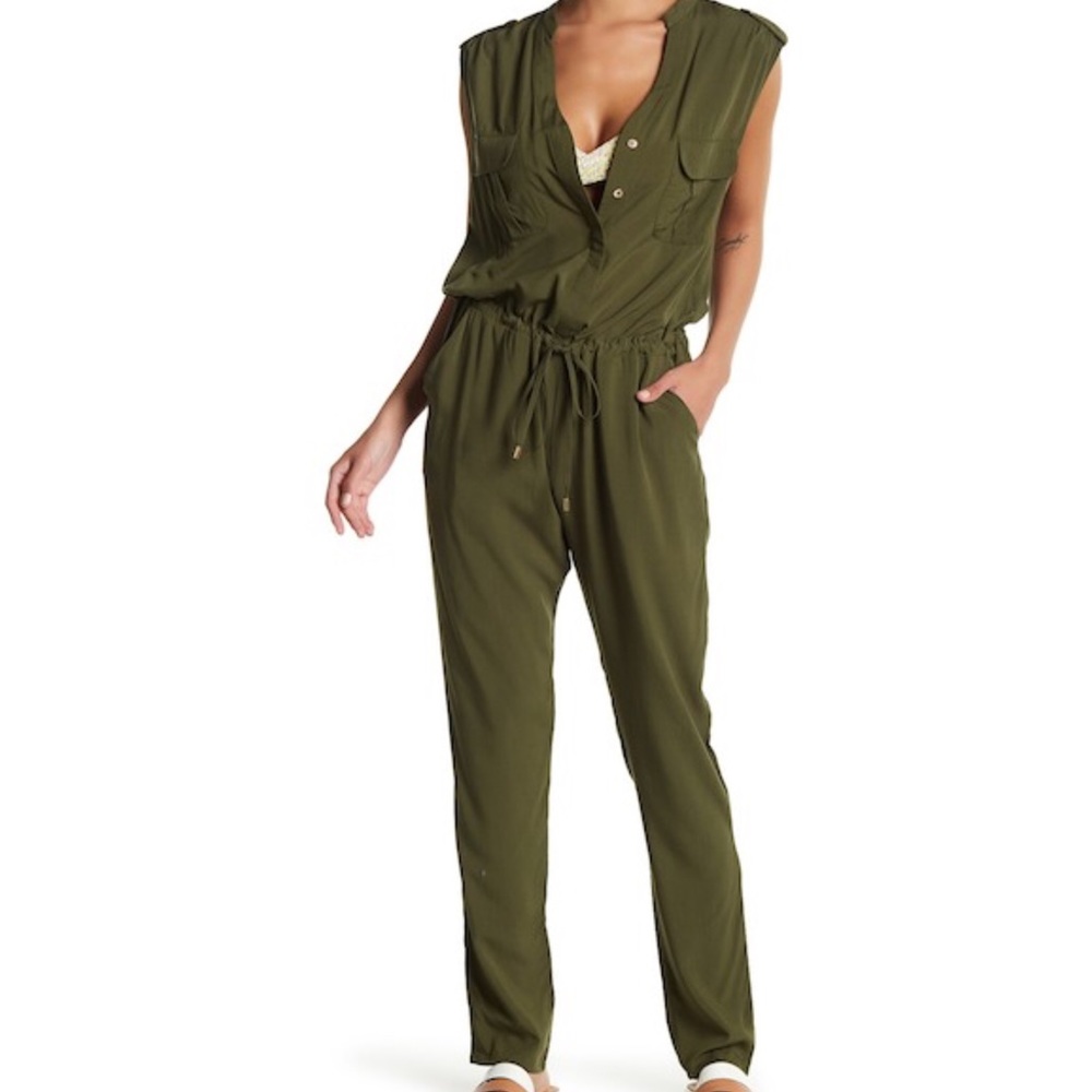 Brand New: Melissa Odobash Jumpsuit Olive green